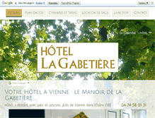 Tablet Screenshot of la-gabetiere.com